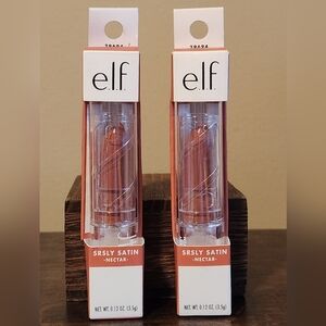 2pk ELF SRSLY SATIN LIPSTICK